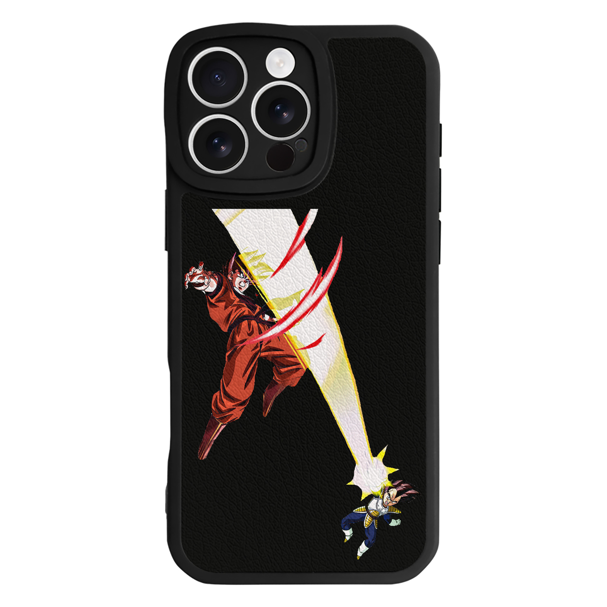 （画像用） ドラゴンボール ベジータ四世（Bejīta Yonsei）DRAGON BALL Vegeta IV 【iPhone 16シリーズ対応】シリコンスマホケース（レザー調） 材質：シリコン